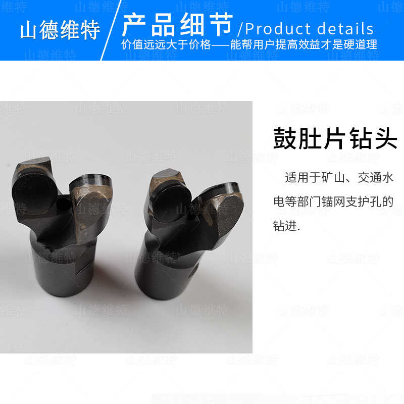 鼓肚片鉆頭圖片