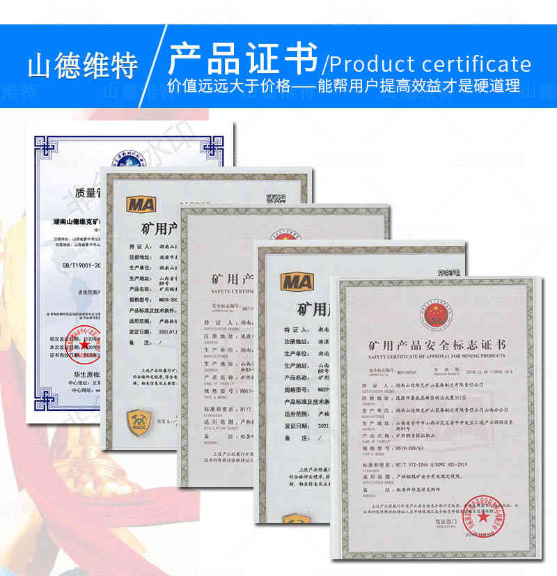 張拉機具產品證書